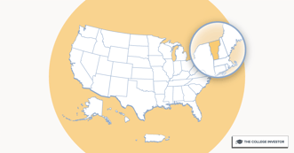 CollegeInvestor_1200x627_Infographic_ 50 + 2 Individual State Call Outs_Vermont Vermont Student Loan And Financial Aid Programs