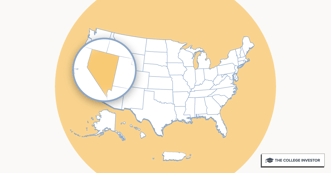 CollegeInvestor_1200x627_Infographic_ 50 + 2 Individual State Call Outs_Nevada Nevada Student Loan