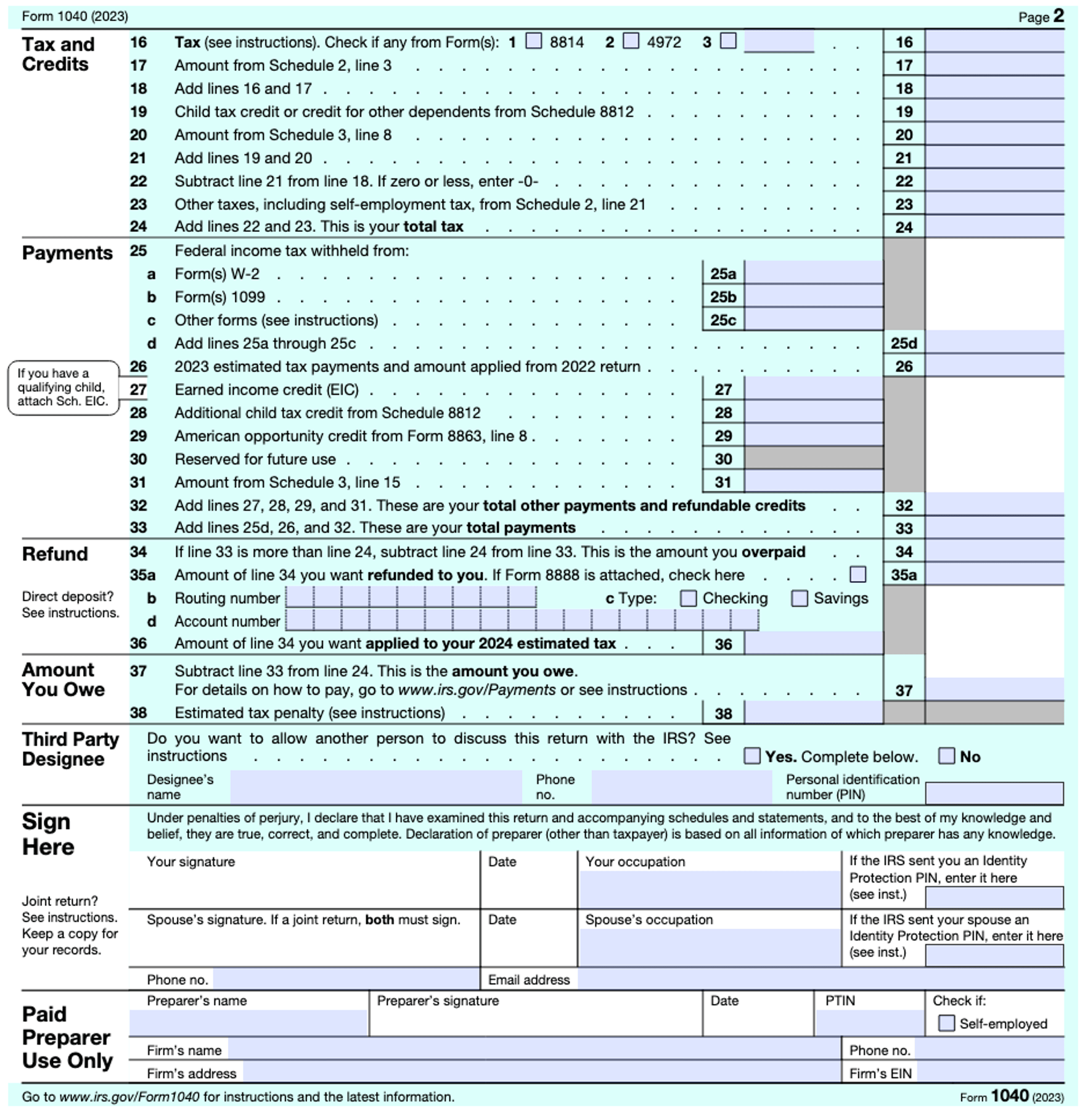 Form 1040 | The College Investor