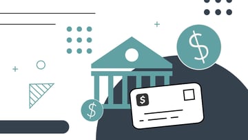 Second-Chance_Checking_Accounts_1280x720 A light teal and white graphic depicts a bank building with classic columns at its center, symbolizing financial institutions. Around the bank, several dollar signs in circles are scattered, representing money and banking services. In the foreground, a white check with a dollar sign symbol on it is prominently displayed, emphasizing the core topic of checking accounts. The background features abstract shapes and lines in coordinating teal, white, and dark gray, creating a modern and clean aesthetic. This image illustrates the concept of "second-chance checking accounts," highlighting how these special bank accounts help individuals with past negative banking records, such as bounced checks or overdrafts, get back on track and manage their finances effectively.