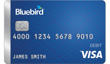 Best Prepaid Debit Card: Bluebird Debit Card