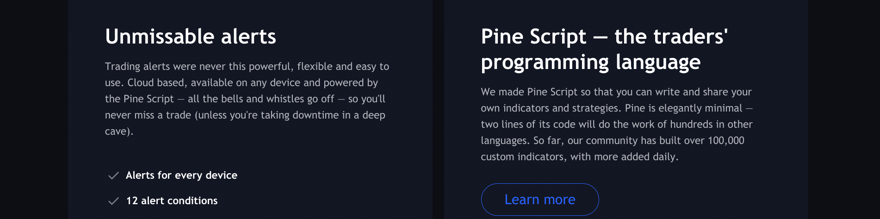 TradingView custom scripts