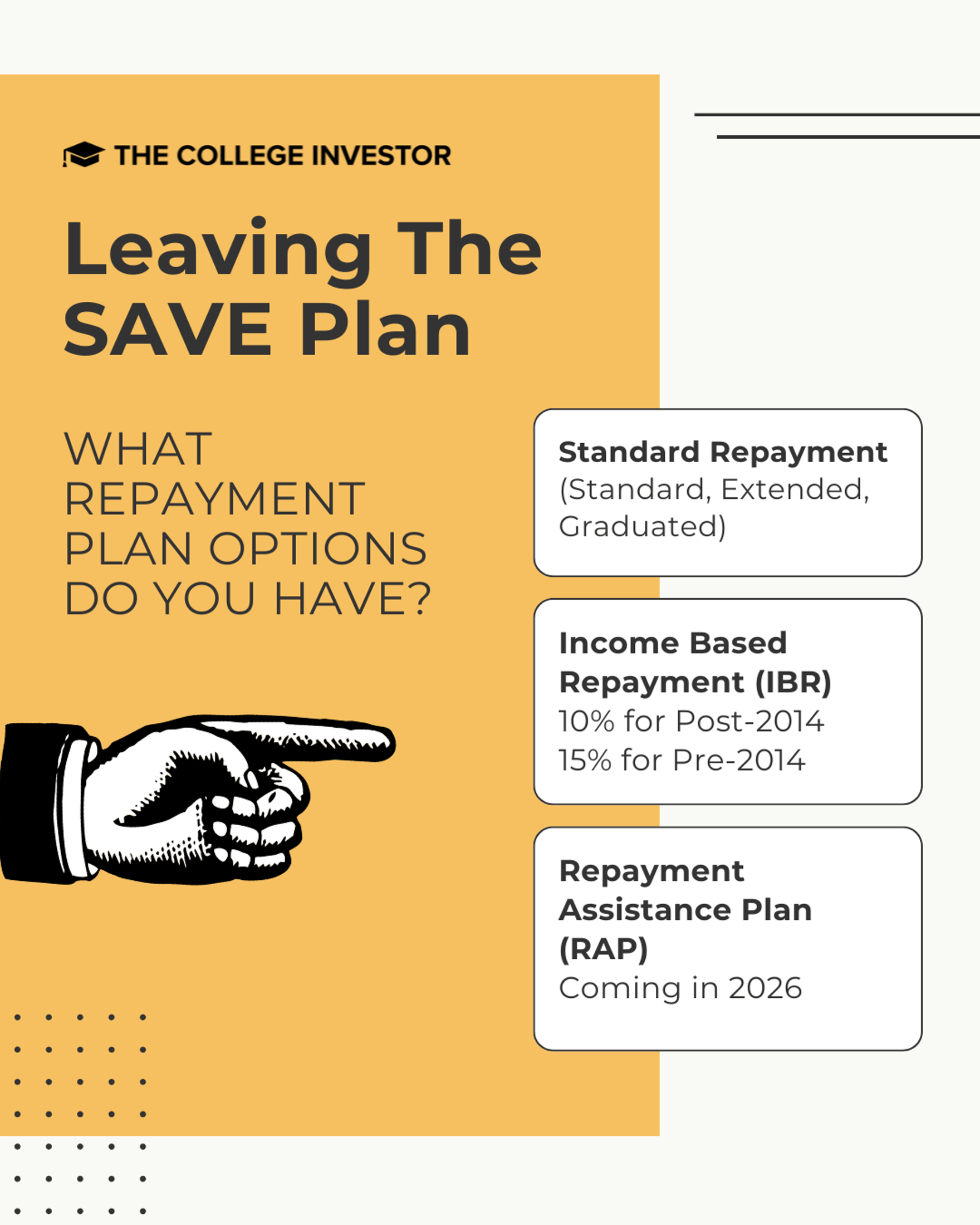 Save Plan Income Leaving The SAVE Plan: Options For Borrowers