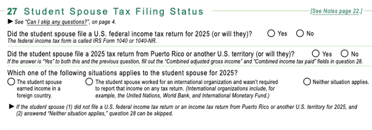 FAFSA Spouse Tax Filing