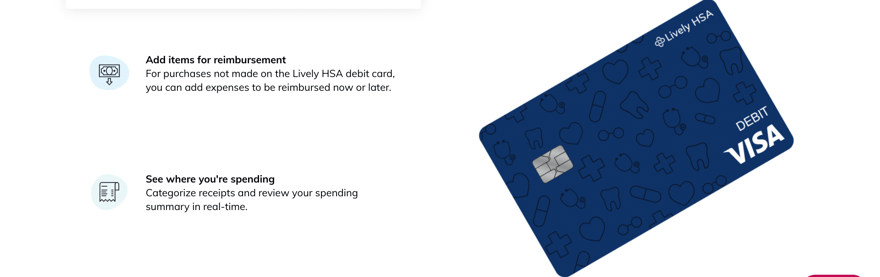 Lively HSA debit card | Source: The College Investor