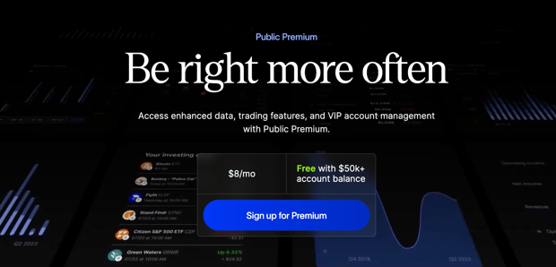 Public premium screenshot