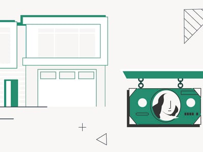 This graphic, titled "19 Ways To Invest In Real Estate," features a clean, minimalist illustration against a light background, emphasizing the core theme of real estate investing. On the left, a stylized two-story house with a garage is depicted with simple green and white outlines, representing traditional real estate assets. To the right, a circular green graph with a black outline and a small dark triangle above it symbolizes financial growth, investment returns, or market analysis, directly relating to the diverse investment opportunities discussed in the article. A plus sign positioned between the house and the graph suggests the combination or addition of various investment strategies. The overall image, with its modern aesthetic and clear visual metaphors, serves to introduce an article about accessible and varied approaches to real estate investing, catering to different investor types from beginners to experienced homeowners and high-net-worth individuals, aiming to help readers grow their net worth and income through property.
