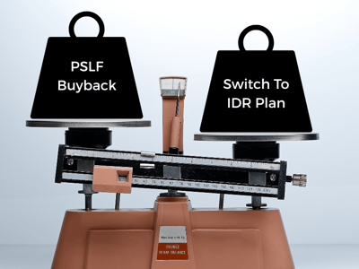 PSFL Buyback vs. IDR Plan | Source: The College Investor