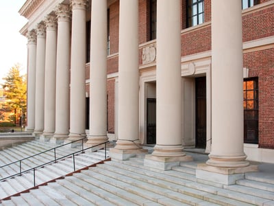Harvard Library Entrance