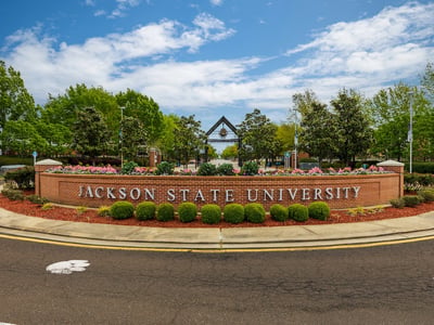Jackson State University located in Jackson, MS is a historically black college (HBCU). Source: The College Investor