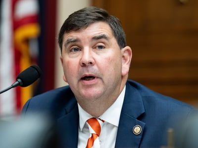 U.S. Representative John Mannion (D-NY) speaking at a hearing of the House Committee on Education and Workforce about "Antisemitism in Higher Education: Examining the Role of Faculty Funding and Ideology", at the U.S. Capitol in Washington, D.C. (Photo by Michael Brochstein/Sipa USA)