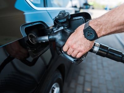 Man Pumping Gas