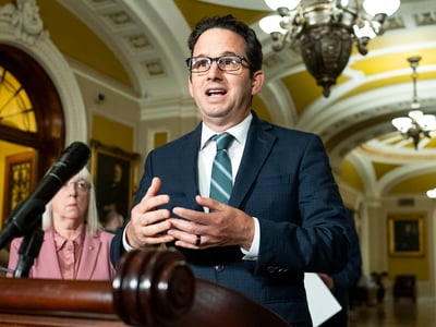 U.S. Senator BRIAN SCHATZ (D-HI) speaking at a press conference at the U.S. Capitol in Washington, DC. (Credit Image: © Michael Brochstein/ZUMA Press Wire)