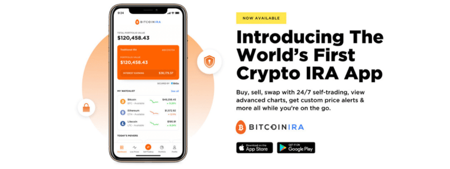 Bitcoin IRA mobile app Bitcoin IRA Review: crypto IRA App