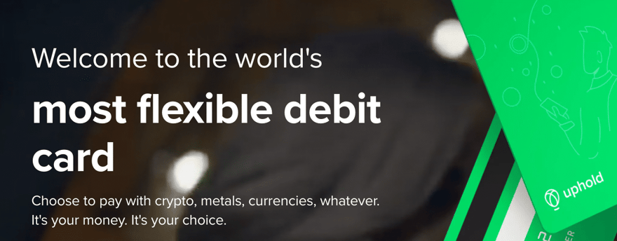 Uphold Review: Debit card | Source: The College Investor