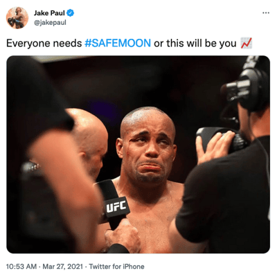 Jake Paul SafeMoon Tweet Jake Paul SafeMoon Tweet