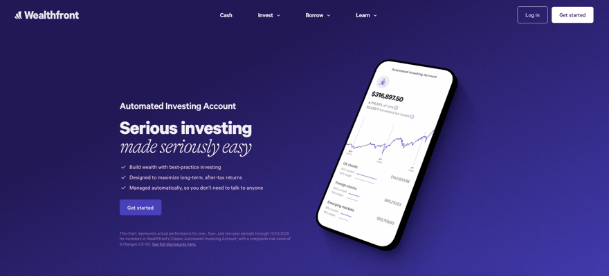 Wealthfront automated investing Wealthfront automated investing