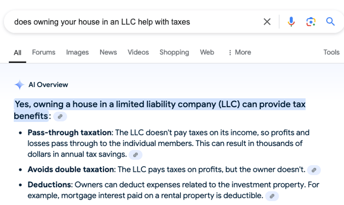 Does Owning Your House IN An LLC Does Owning Your House In An LLC Help With Taxes?