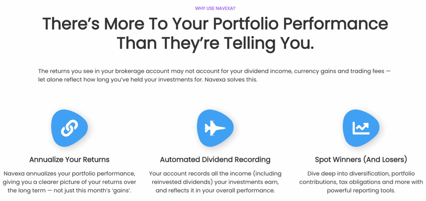 navexa review: portfolio performance benchmarks