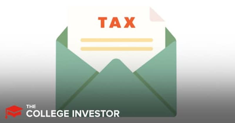 An illustration depicts a green envelope with an opened flap, revealing a white document inside that has the word "TAX" written in prominent orange letters at the top. Below the word "TAX" are two horizontal yellow lines, representing text or data on the document. The image visually represents important financial documents, specifically those related to taxes like FICA (Federal Insurance Contributions Act) taxes, also known as payroll taxes. This graphic is relevant to understanding what FICA is, who pays it, and the tax rates associated with Social Security and Medicare contributions, which are key topics discussed in the accompanying article on taxes for first-time filers.