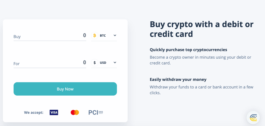 Cex.io Screenshot cex.io: screenshot of how buying cryptocurrency works