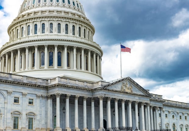 Capitol building in Washington. The United States Senate and House of Representatives. Source: The College Investor