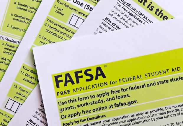 Photo of FAFSA - free application for federal student aid | Source: The College Investor