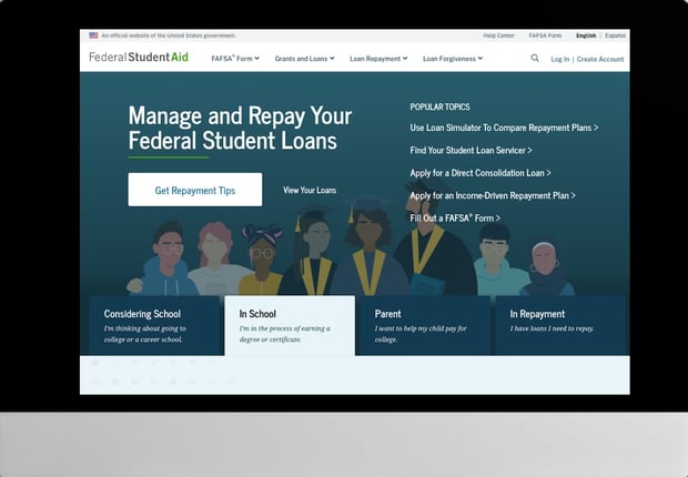 StudentAid Gov Down