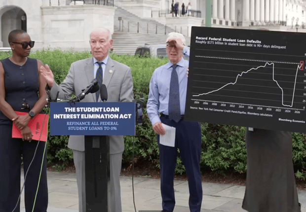 Welch Courtney Student Loan Interest Elimination Act Press Conference