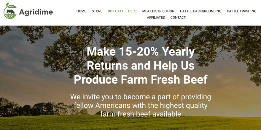 Agridime screen shot
