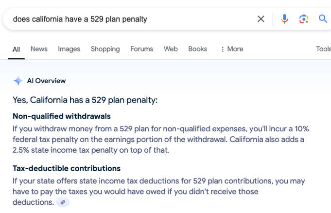 California 529 Plan Penalty Does California Have A 529 Plan Penalty?