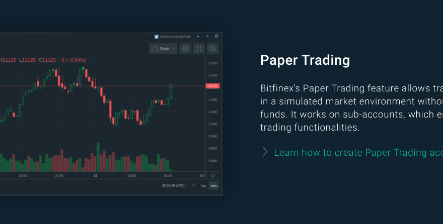 Bitfinex review: paper trading