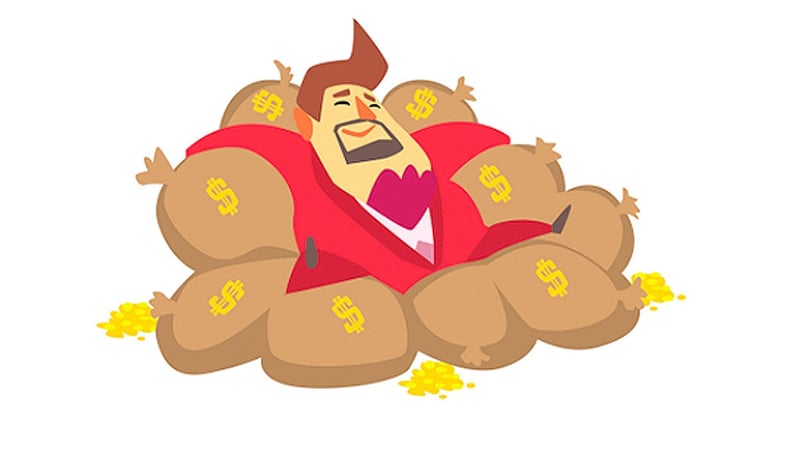 WP_BANK-MIL This illustrative image for "Millionaire's Day" features a human hand, specifically a fair-skinned right hand with fingers extended, carefully placing a gold-colored coin on top of a growing stack of similar coins. To the right, numerous stacks of these metallic coins are arranged in varying heights, creating a visual representation of wealth accumulation and investment growth. The coins appear to be generic currency, emphasizing the concept of saving and investing rather than a specific monetary unit. On the left side of the image, bold, sans-serif text in two lines reads "MILLIONAIRE'S DAY" with "MILLIONAIRE'S" in a golden-yellow hue and "DAY" in black, directly referencing the article's theme of celebrating and achieving millionaire status. The bottom right corner subtly displays "THECOLLEGEINVESTOR.COM," reinforcing the article's source and its focus on financial education, wealth building, and investment strategies. The overall composition highlights the actionable steps discussed in the article, such as paying off debt and reviewing investments like 401K contributions and Roth IRAs, to become a millionaire.