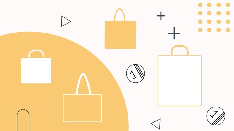 CollegeInvestor_1280x720_CIT_Bank_Launches_Amazon_Prime_Promotion This illustrative banner image for The College Investor website features a minimalist design with a light background and a large, curved yellow shape dominating the lower left. Various stylized representations of shopping bags are scattered across the composition, some filled in white or yellow, and others as outlines, subtly referencing saving and spending in a financial context. Triangular and plus sign shapes, along with a dotted grid pattern and circles containing the number "1," add visual interest and a sense of dynamic growth or transactions. In the upper left corner, the logo "THE COLLEGE INVESTOR" is prominently displayed with a graduation cap icon. The image visually supports content about the CIT Bank Platinum Savings account, hinting at the potential for financial growth and smart money management through savings, as detailed in the accompanying article. Source: The College Investor