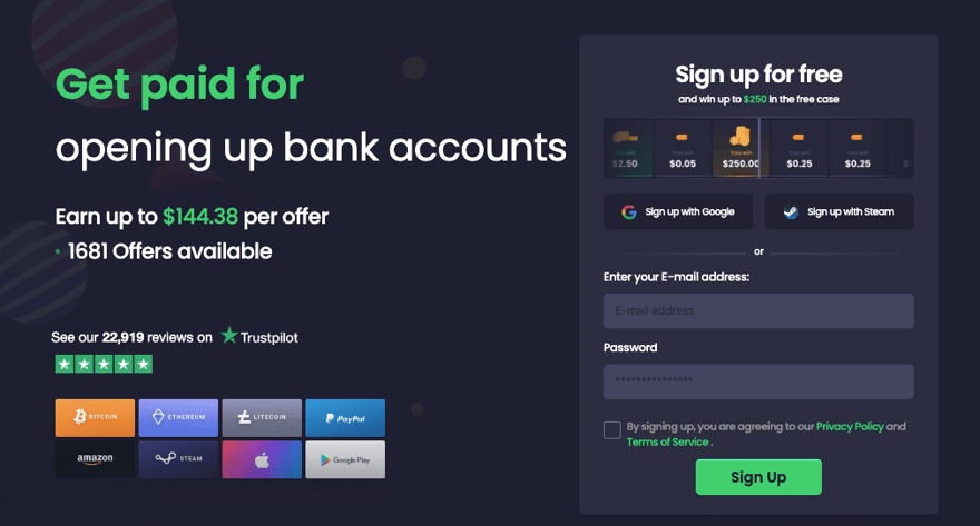 Screen Shot 2022-10-11 at 3.04.07 PM Freecash review: earn coins for completing tasks | Source: The College Investor