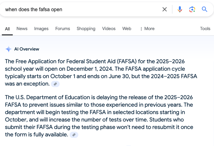 When does the FAFSA open When Does The FAFSA Open?