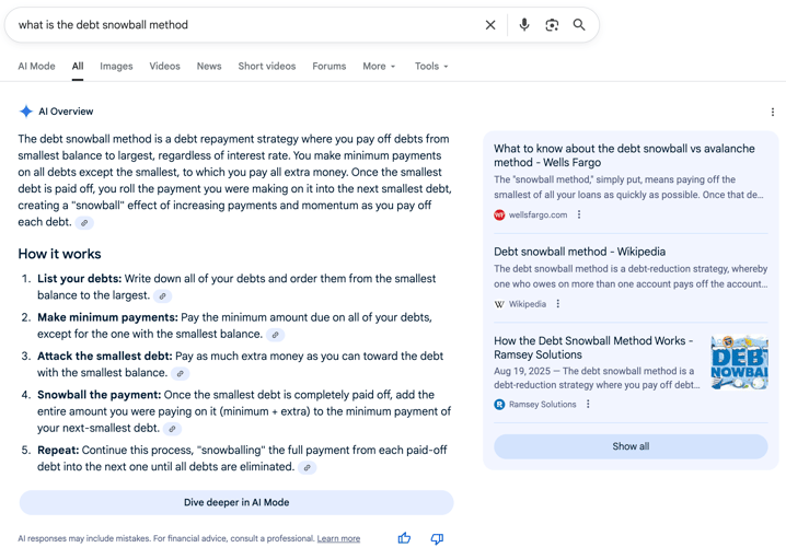 What is the debt snowball method What is the debt snowball method | Screenshot by The College Investor