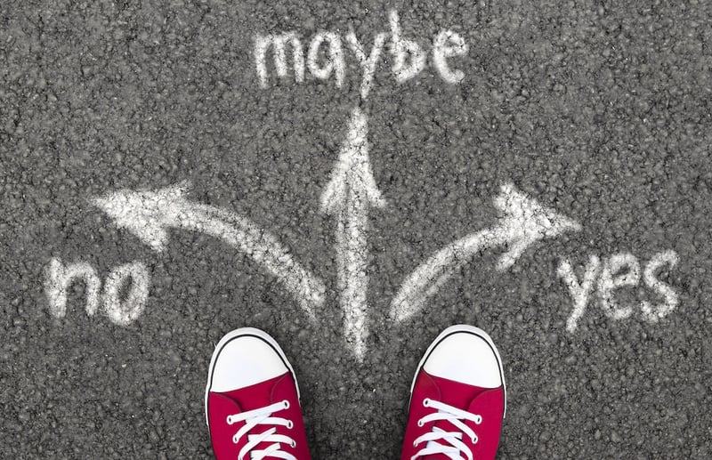 Deciding yes, no, or maybe.