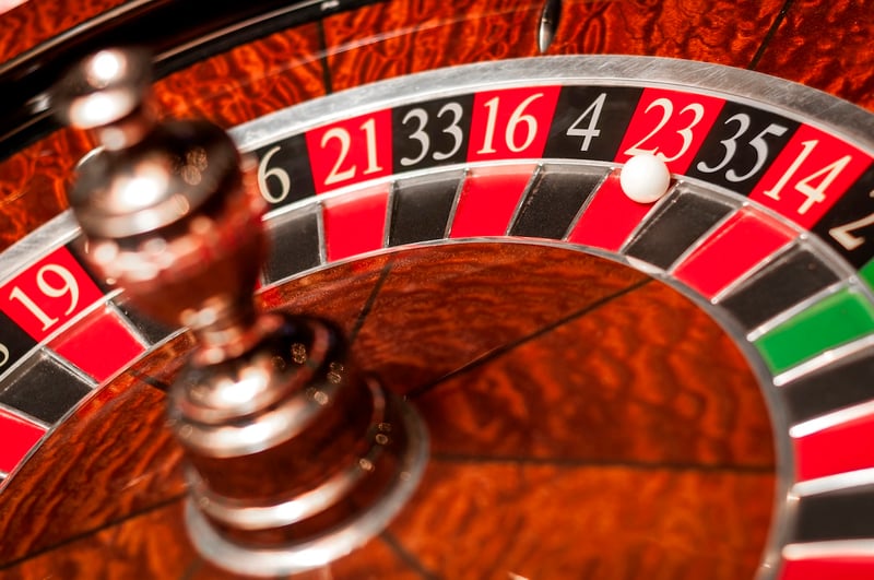 Casino roulette showing red 23 as the winning number Betting on loan forgiveness with an image of casino roulette. Source: The College Investor