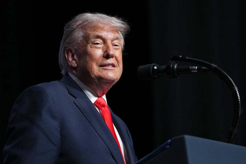 President Donald Trump President Donald Trump speaks at the Raymond F. Kravis Center for the Performing Arts in West Palm Beach Fla., Friday, May 1, 2026. (AP Photo/Matt Rourke)