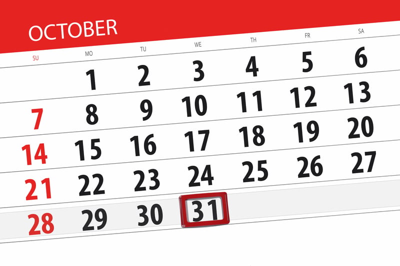 October 31