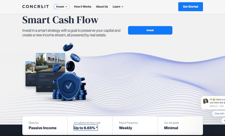 Screenshot of a specific cash flow 