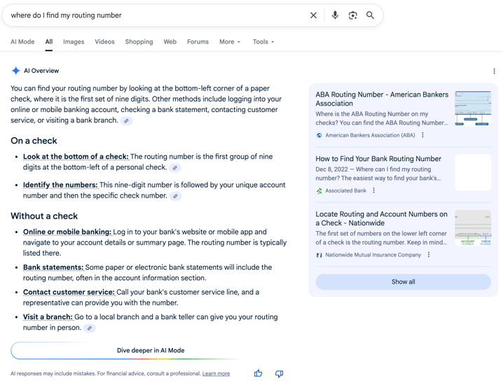 Where Do I Find My Routing Number Where Do I Find My Routing Number | Screenshot by The College Investor