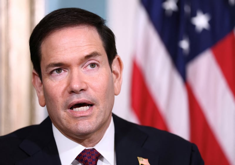 Marco Rubio Secretary of State U.S. Secretary of State Marco Rubio speaks during a memorandum of understanding signing ceremony with Paraguayan Vice President Pedro Alliana on strategic civil nuclear cooperation, at the State Department in Washington, D.C., U.S., August 4, 2026. REUTERS/Kevin Lamarque