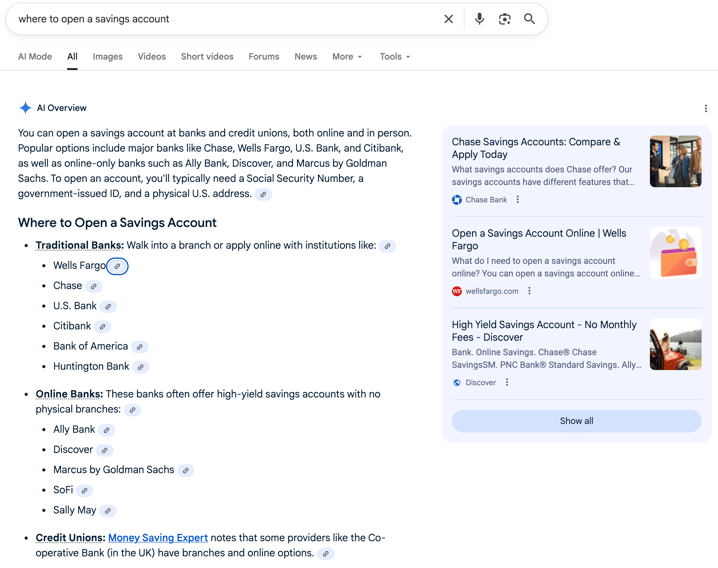 Savings account Best savings accounts | Screenshot by The College Investor