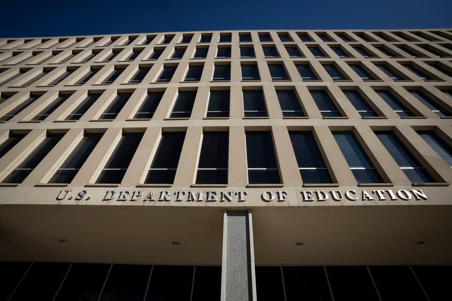 The Department of Education building is seen the morning after Donald Trump signed an executive order dismantling of the department, in Washington, on March 21, 2025. Whether Trump has the authority under the U.S. constitution to close a congressionally mandated agency remains an unanswered question. (Photo by Allison Bailey/NurPhoto via AP