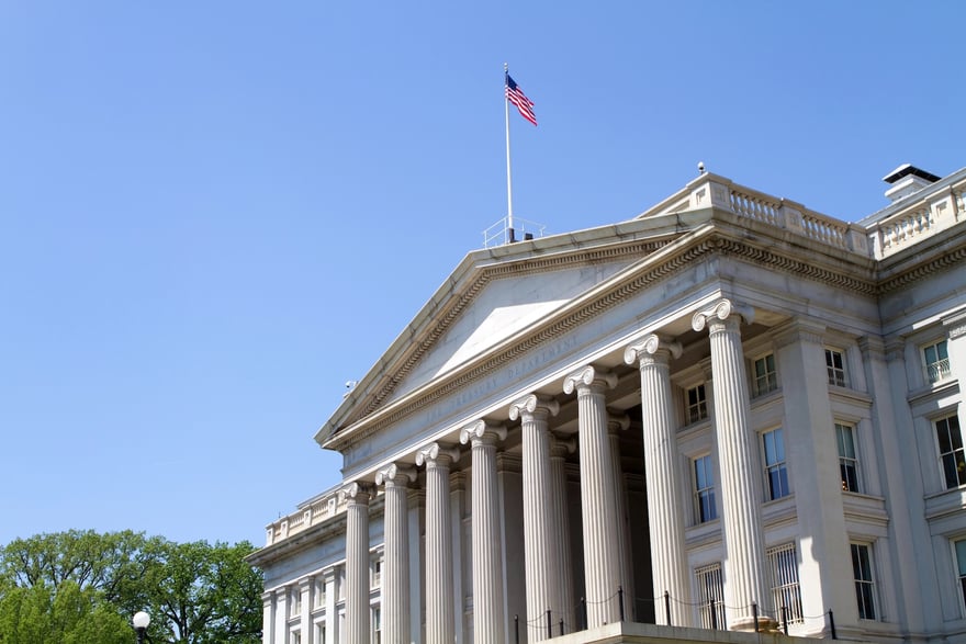 Depositphotos_11915798_XL The Treasury Department building located in Washington, D.C., USA. Photo by sframe