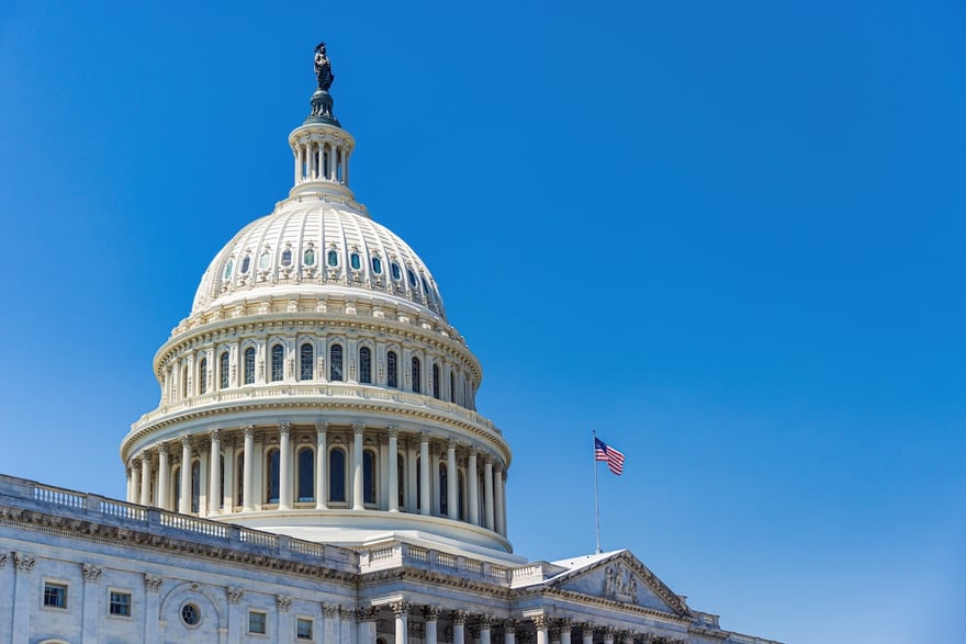 The United States Capitol building with American flag, Washington DC, USA. The United States Capitol building with American flag | Source: The College Investor