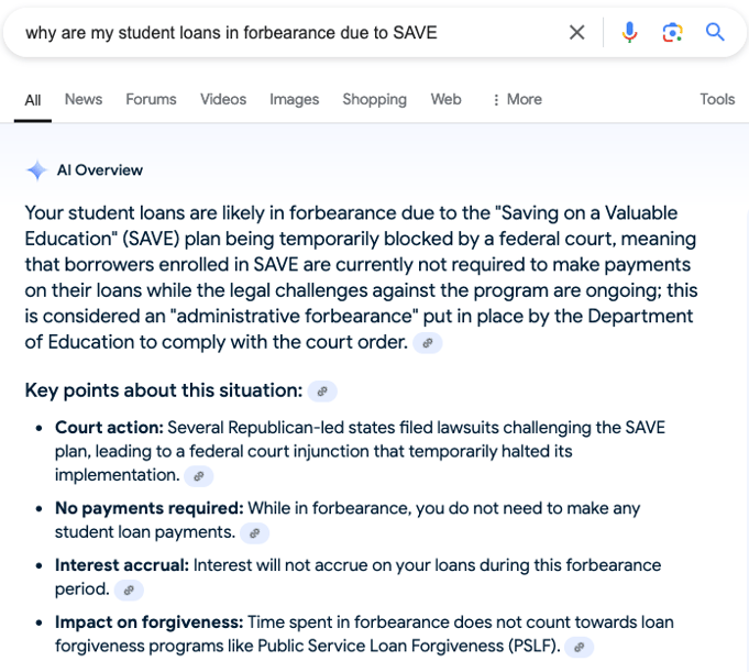 student loan forbearance due to SAVE Why Are My Student Loans In Forbearance Due To SAVE?