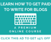 Write For Blogs